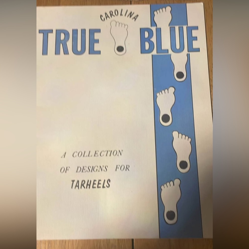 Carolina Tarheels cross stitch pattern book